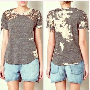 Isabel Marant Crochet Shoulder Tee